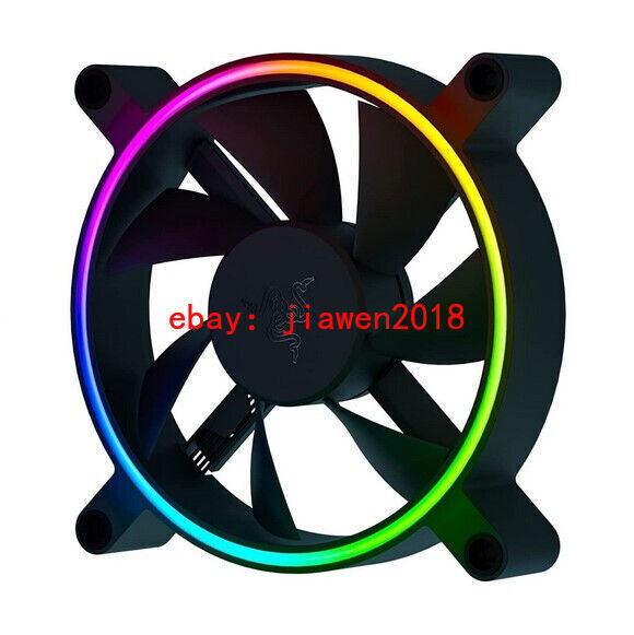 1PCS Razer Kunai Chroma 140mm 1600RPM Max ARGB and PWM Hydraulic Case Fans