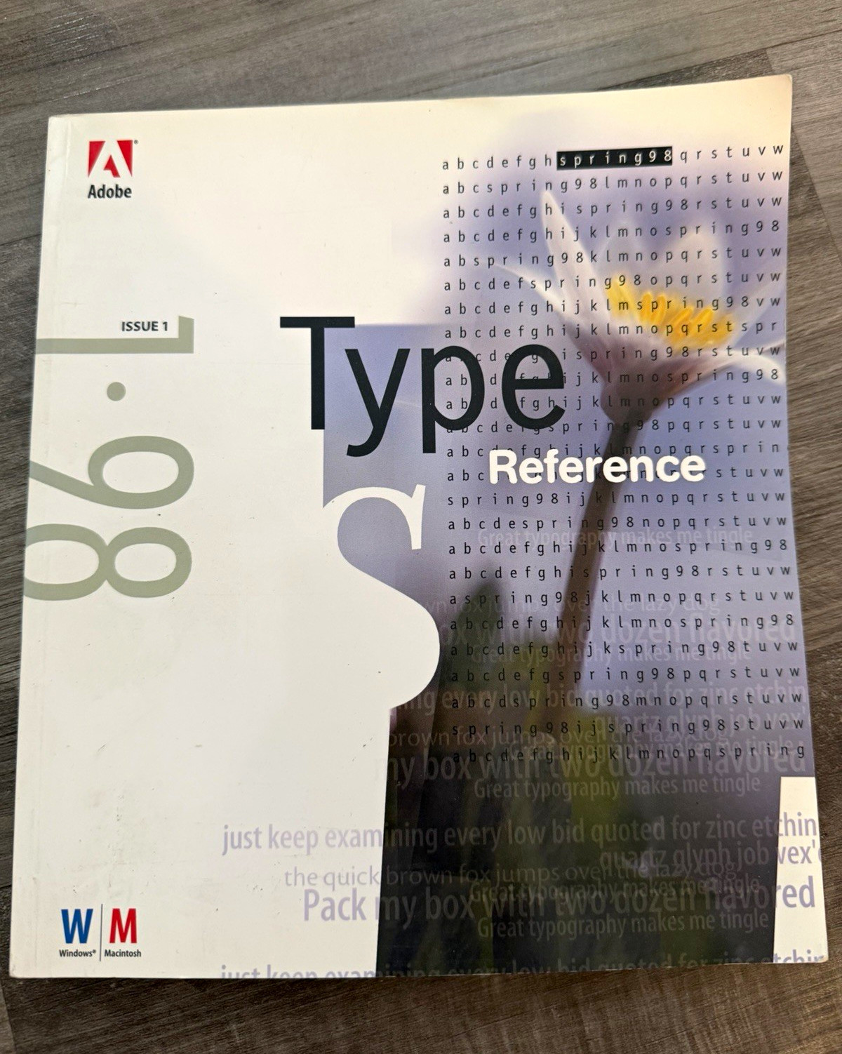 Adobe Type Reference Issue 1 Spring 1998 Typography Font Catalog Windows Macinto