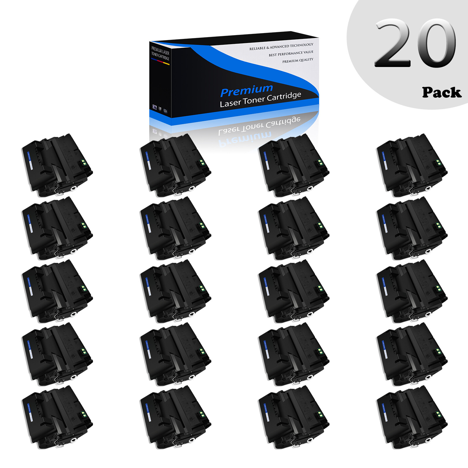 20PK High Yield Q5942X 42X Toner Cartridge for HP LaserJet 4350 4350dtn 4350n