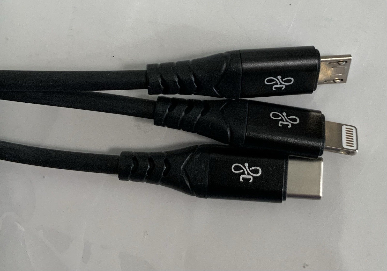 3-in-1 Adapter (Fast Charger + Micro-USB + USB-C)