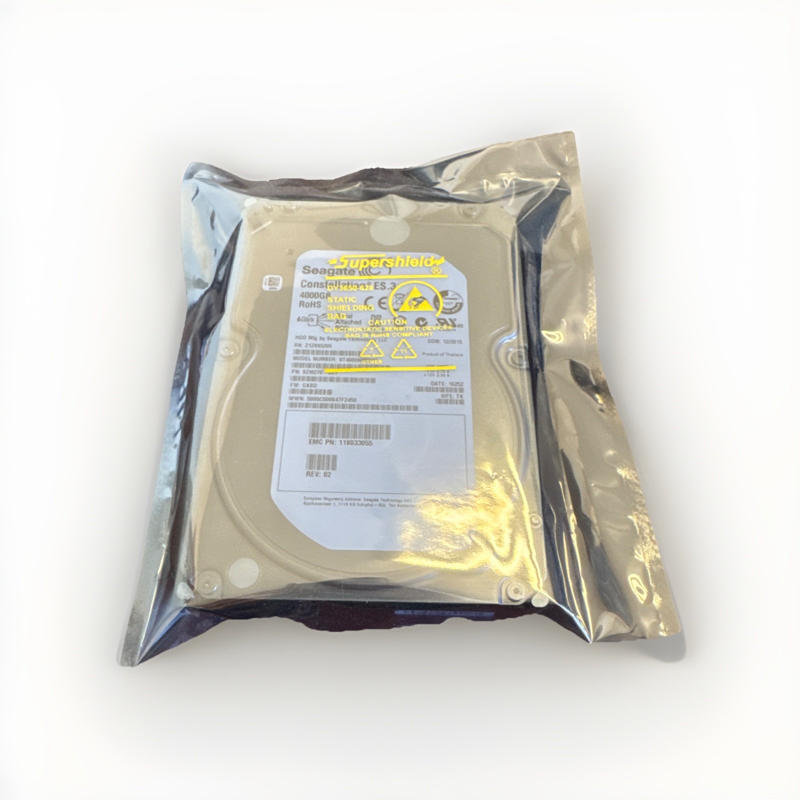 Seagate ST4000NM0023 4TB 7.2K 3.5" SAS HDD – Enterprise Server Hard Drive