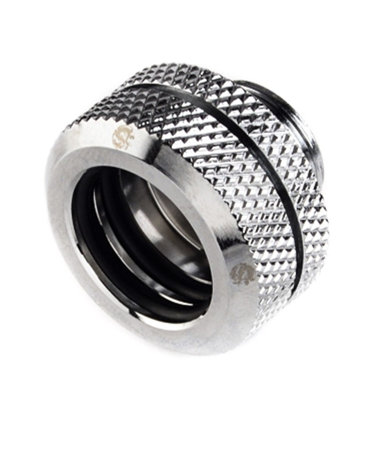 Bitspower G1/4" Silver Shinning Enhance Multilink For OD 16mm (1) Each