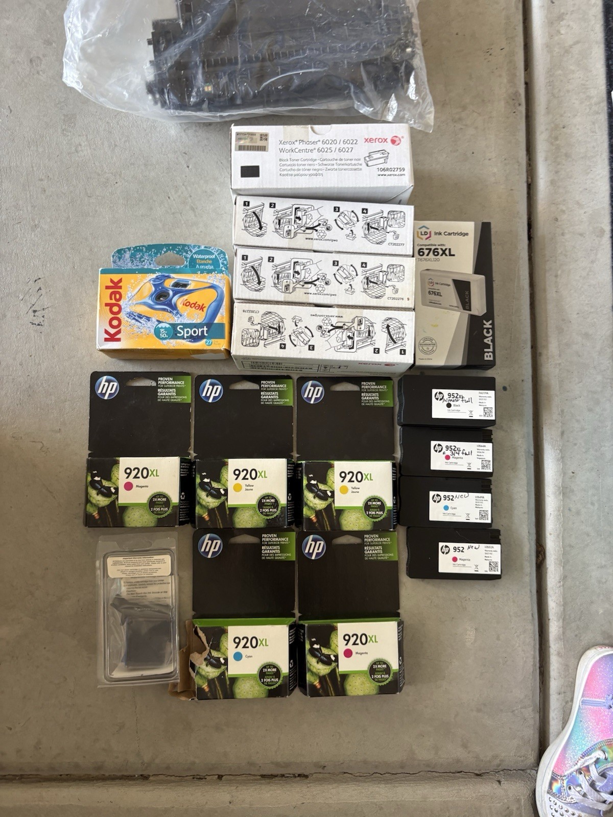 Mixed lot of printer ink cartridges 