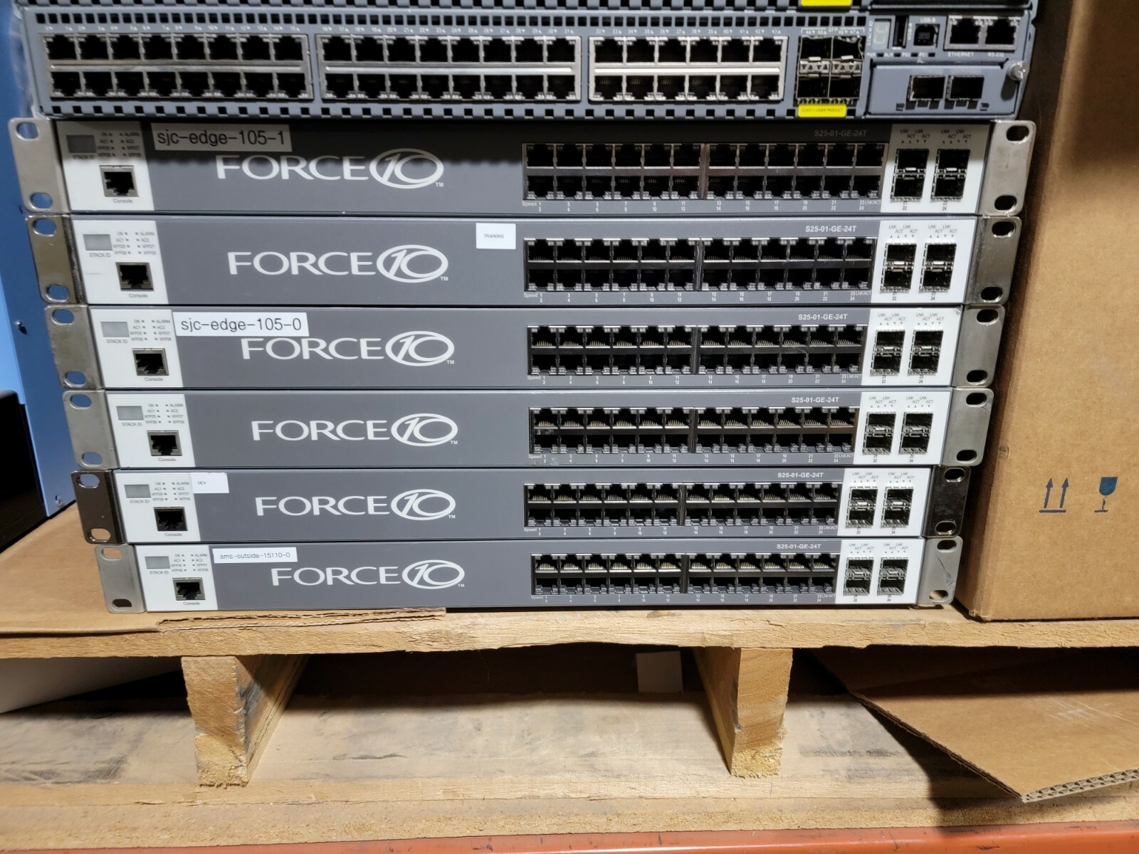 Dell Force10 S25 S25-01-GE-24T 24 Port Gigabit Network Switch 
