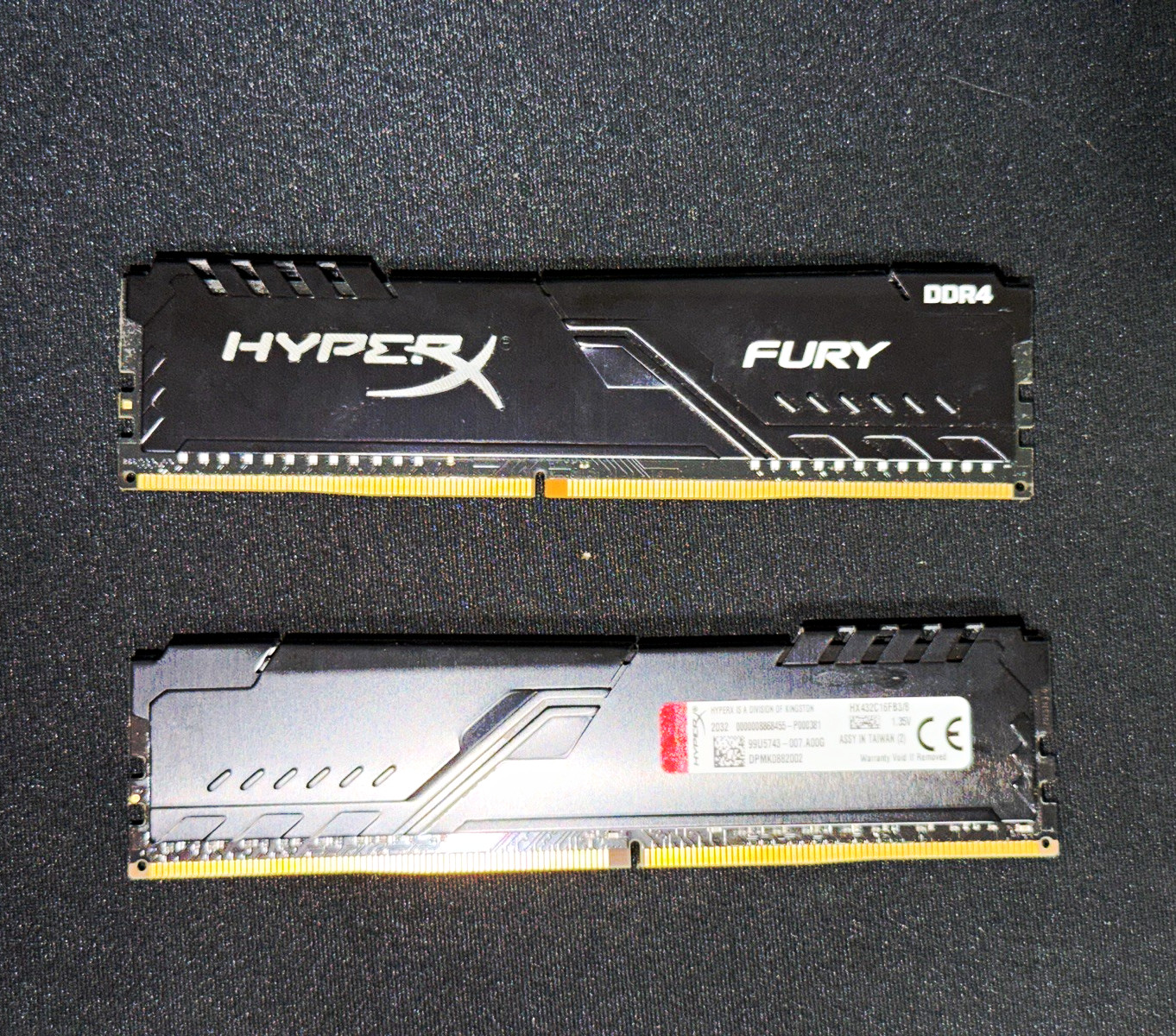 HyperX FURY DDR4 SDRAM DIMM Desktop Memory RAM 2x Modules 288-Pin Black