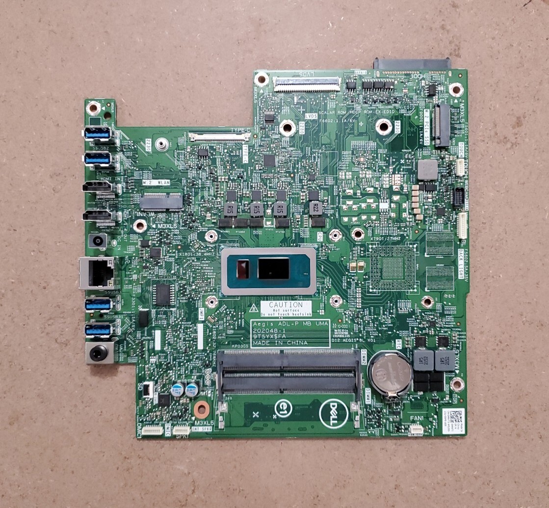 Dell Inspiron 24-5410 27-7710 Aegis ADL-P i5-1235U Motherboard 0T1PR2 T1PR2