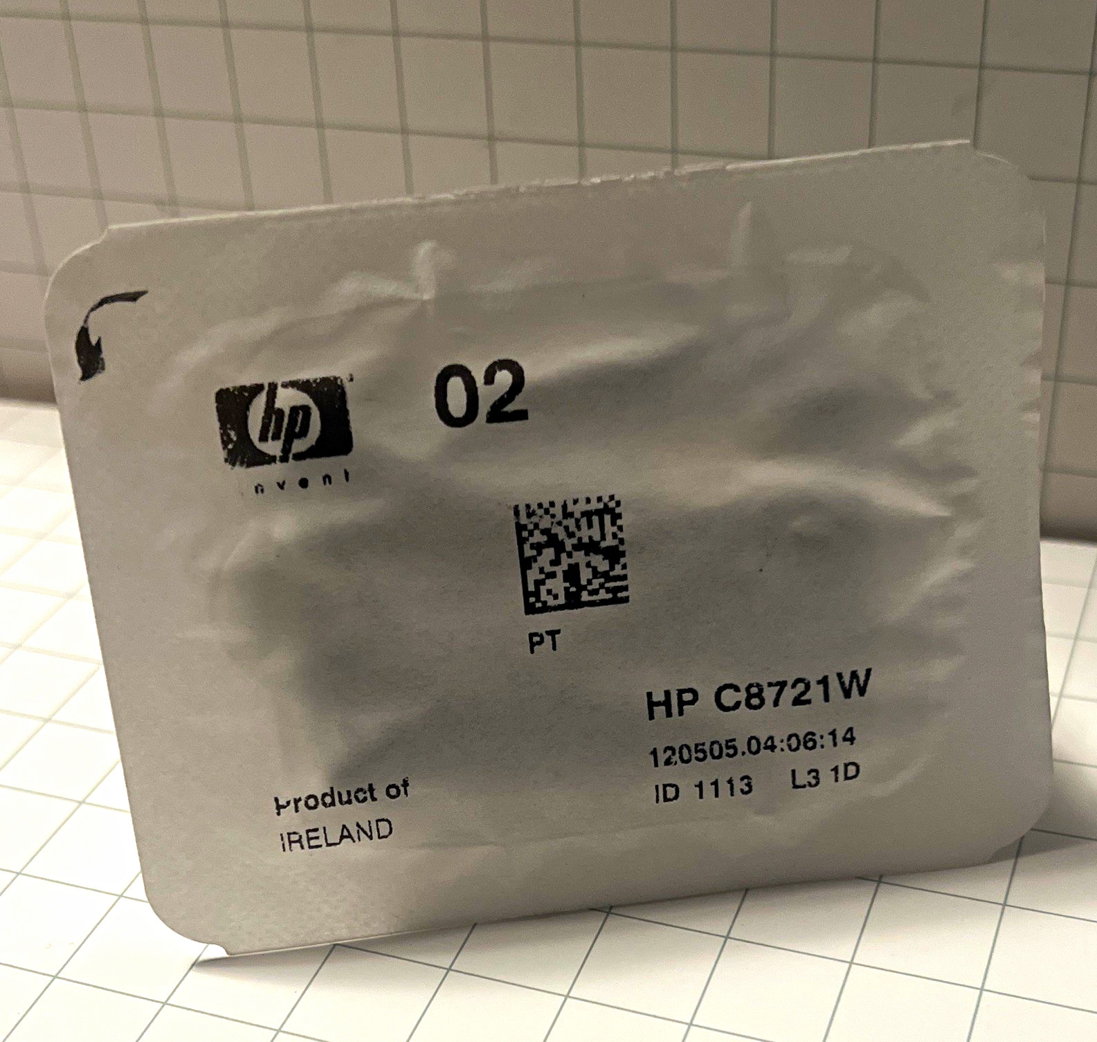 HP 02 C8721W Genuine/Original Black Inkjet Print Technology for HP