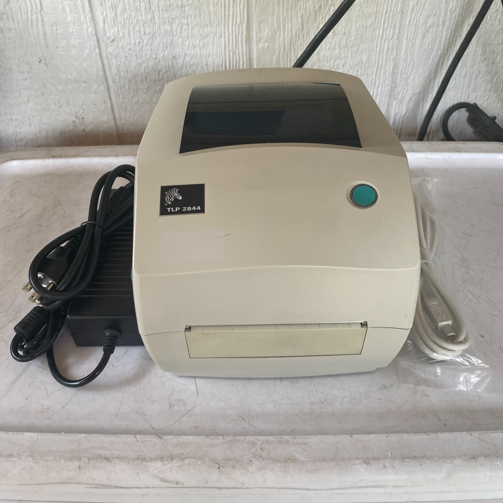 Zebra TLP2844 TT/DT 2844-10300-0001 Thermal Shipping Label Printer USB C2