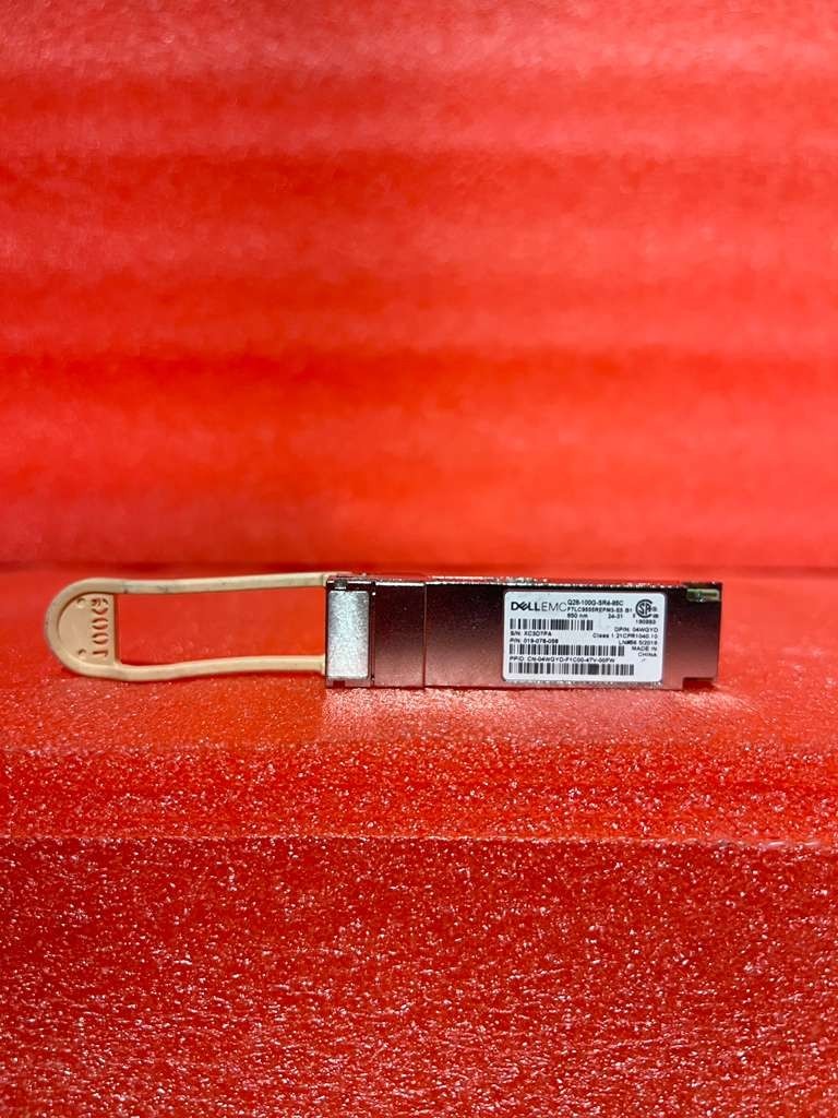 Genuine Dell EMC Q28-100G-SR4-85C Transceiver 019-078-058 FTLC9555REPM3-E5 4WGYD