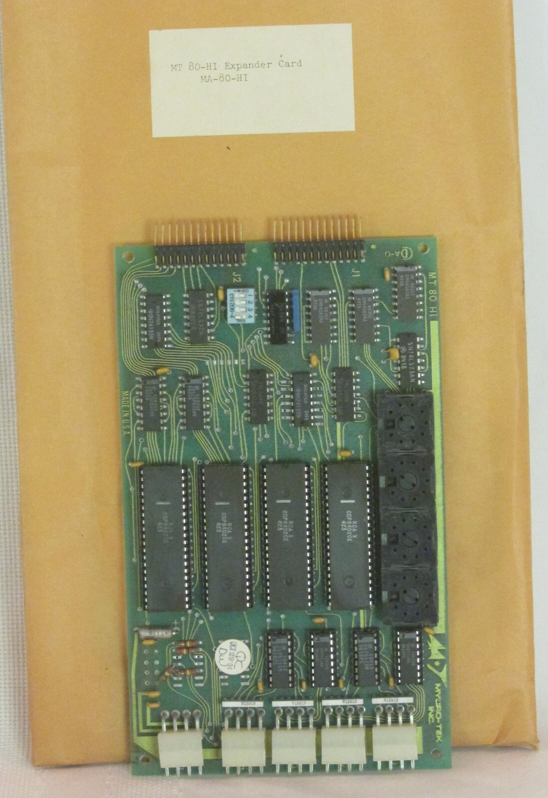 Vintage Mycro-Tek MT 80 HI Expander Card MA-80-HI RCA 6402