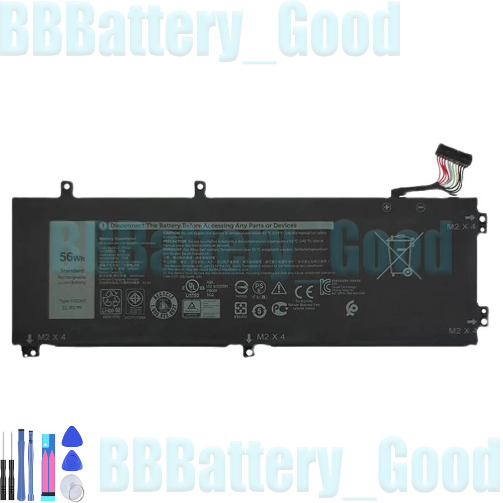 New V0GMT 56Wh 3Cell Battery for Dell G7 17 7700 Inspiron 7500 7501 0NCC3D P46E