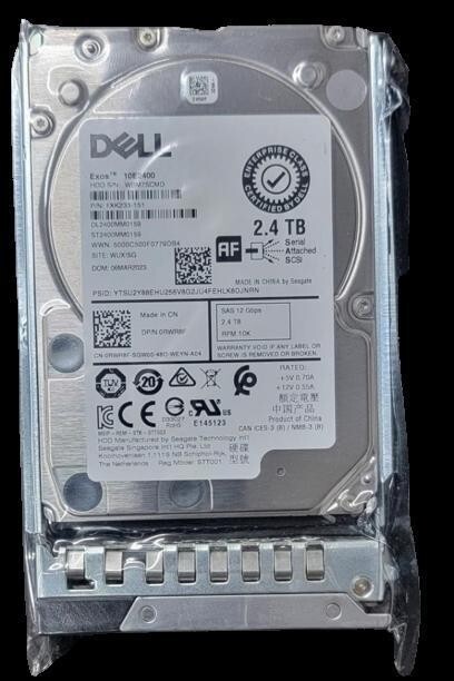Dell RWR8F 2.4TB 10K SAS 2.5" 12Gbps Hard Drive ST2400MM0159 With Gen14 caddide