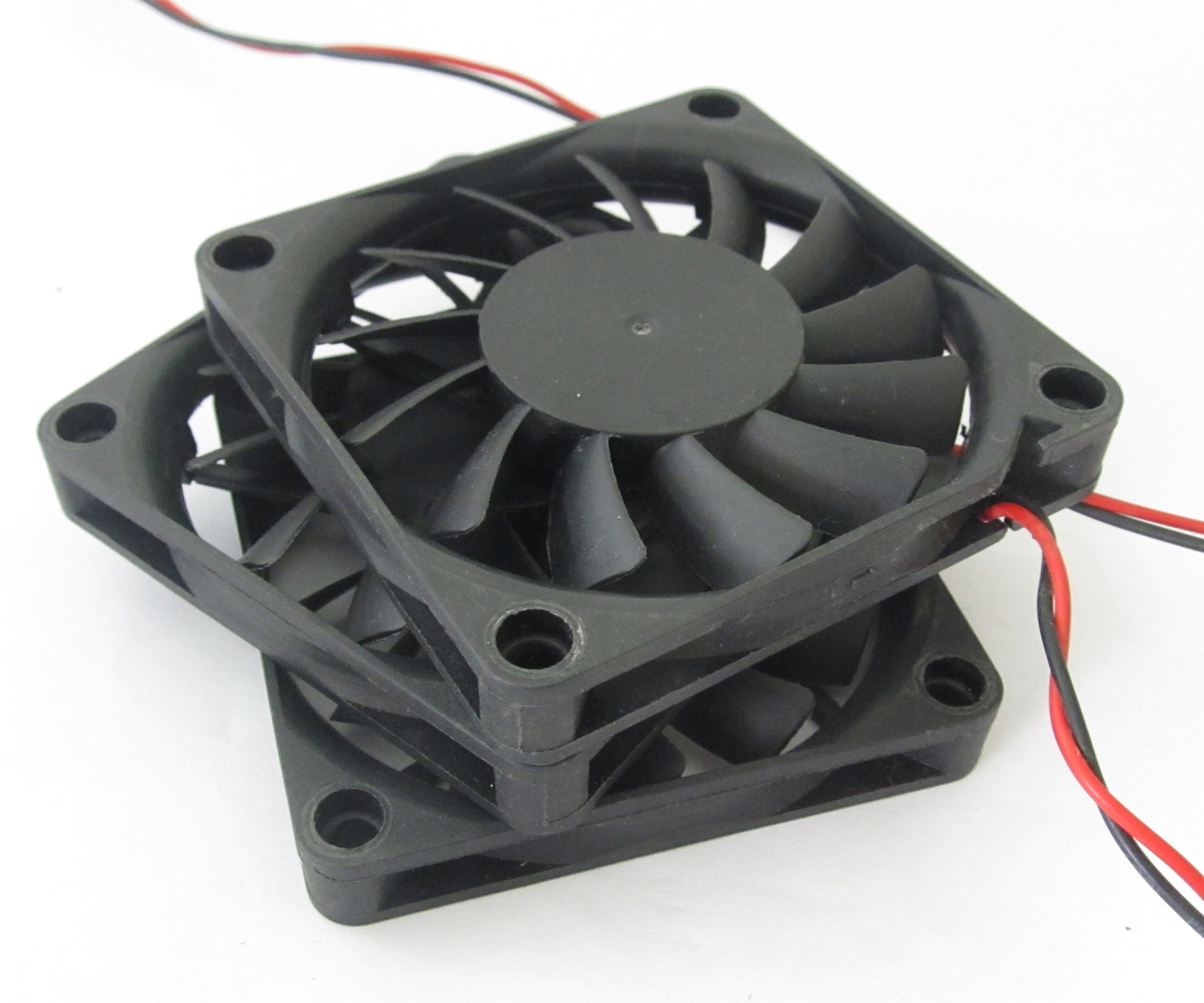 5x Brushless DC Cooling Fan 70x70x10mm 7010 13 blades 5V 12V 24V 0.15A 2pin fan