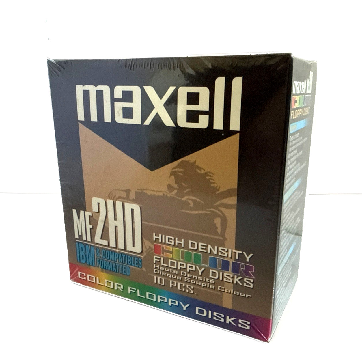 Maxell MF2HD Floppy Diskettes 1.44MB Disks (3.5") 10-Pack Sealed New Old Stock