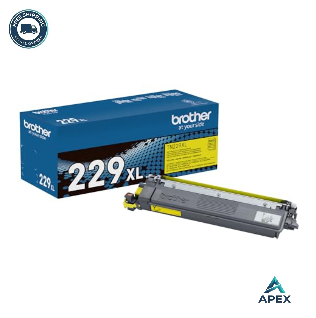 Yellow High Yield Toner Cartridge 2300 Page Laser Printer For Office Printing