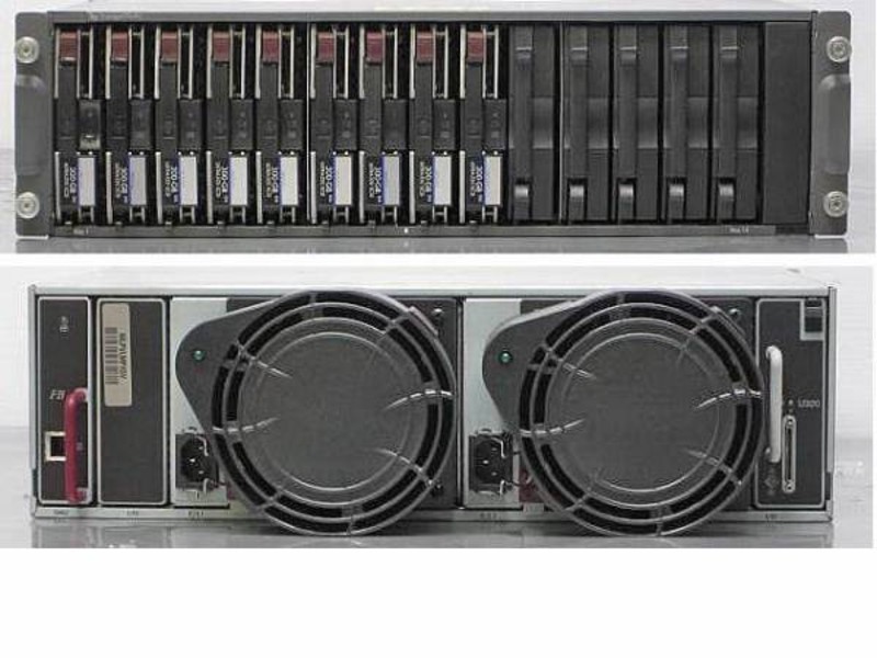 HP Storageworks EK1505 M5214 incl: Fiber14x 72.8GB HDD & 10x 250GB HDD 3TB