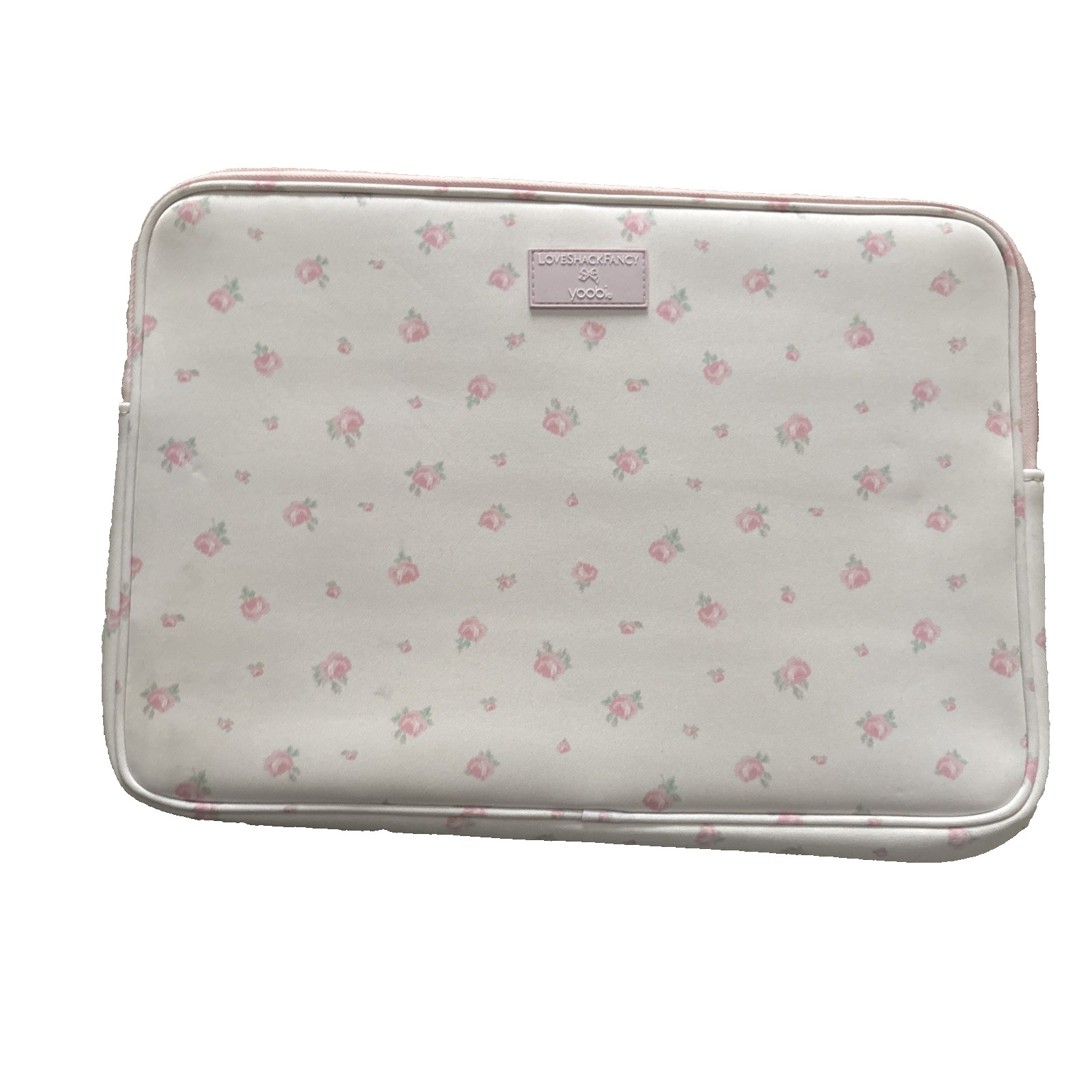 LoveShackFancy Target Yoobi Blooming Heirloom Floral Tech Organizer Pink NWOT