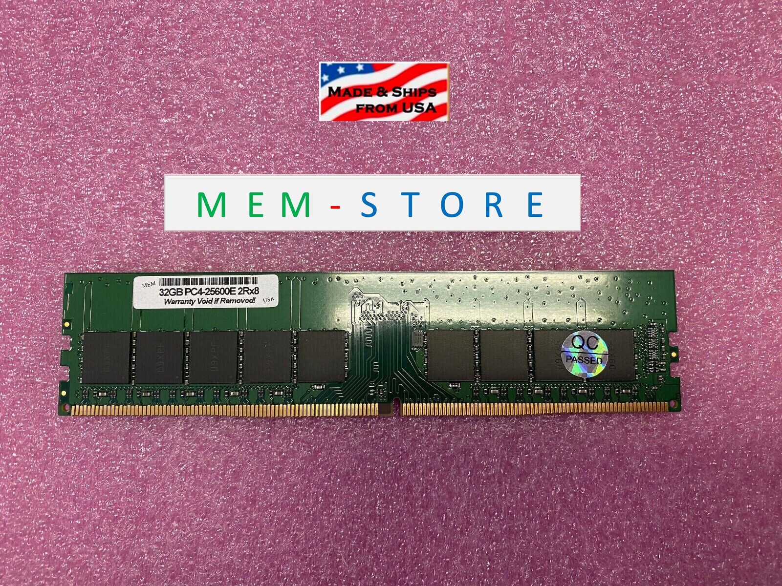32GB DDR4-3200MHz ECC UDIMM KSM32ED8/32HC Compatible Replacement RAM Memory