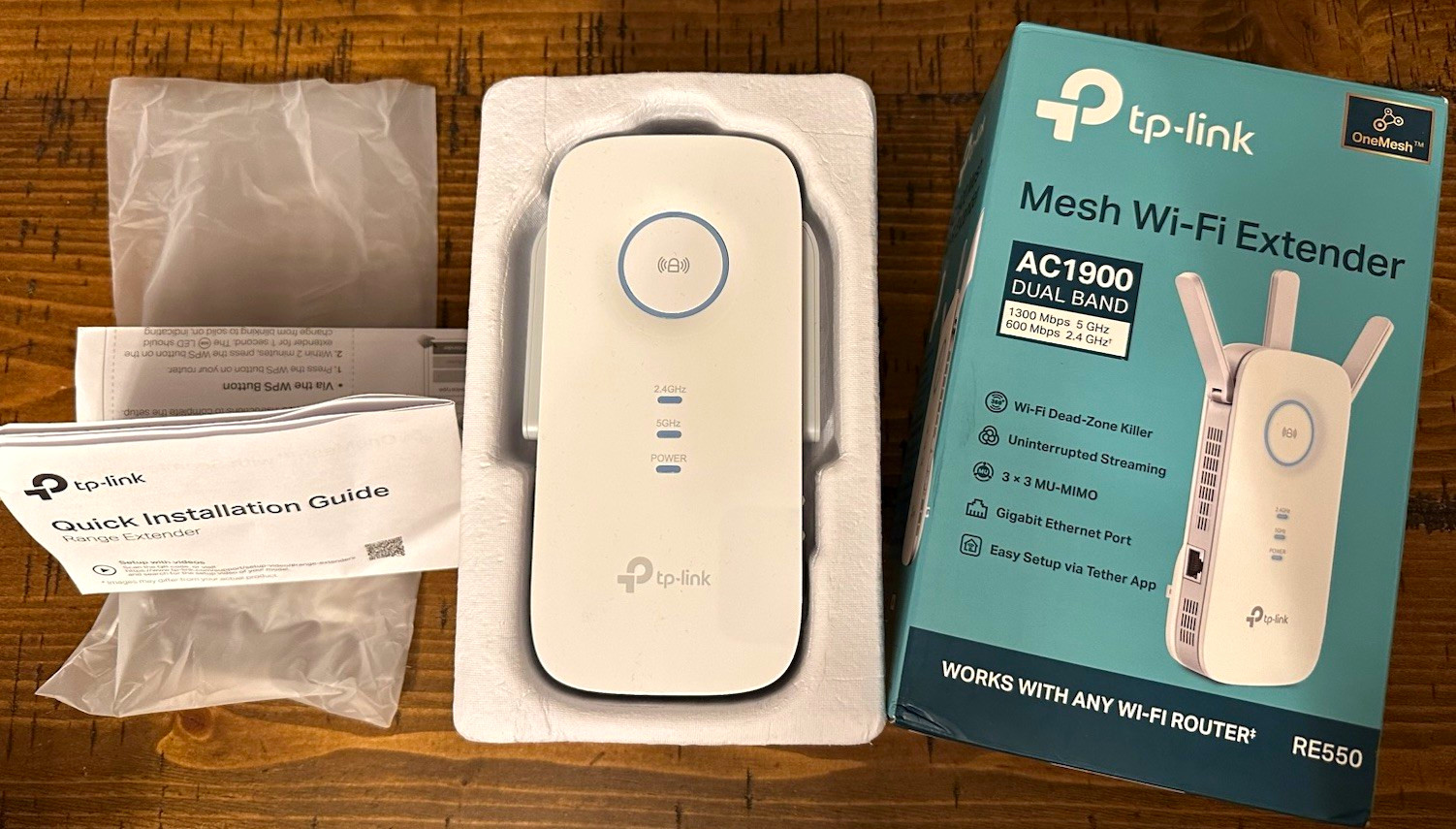 TP-Link RE550 AC1900 Dual-Band Wi-Fi Extender