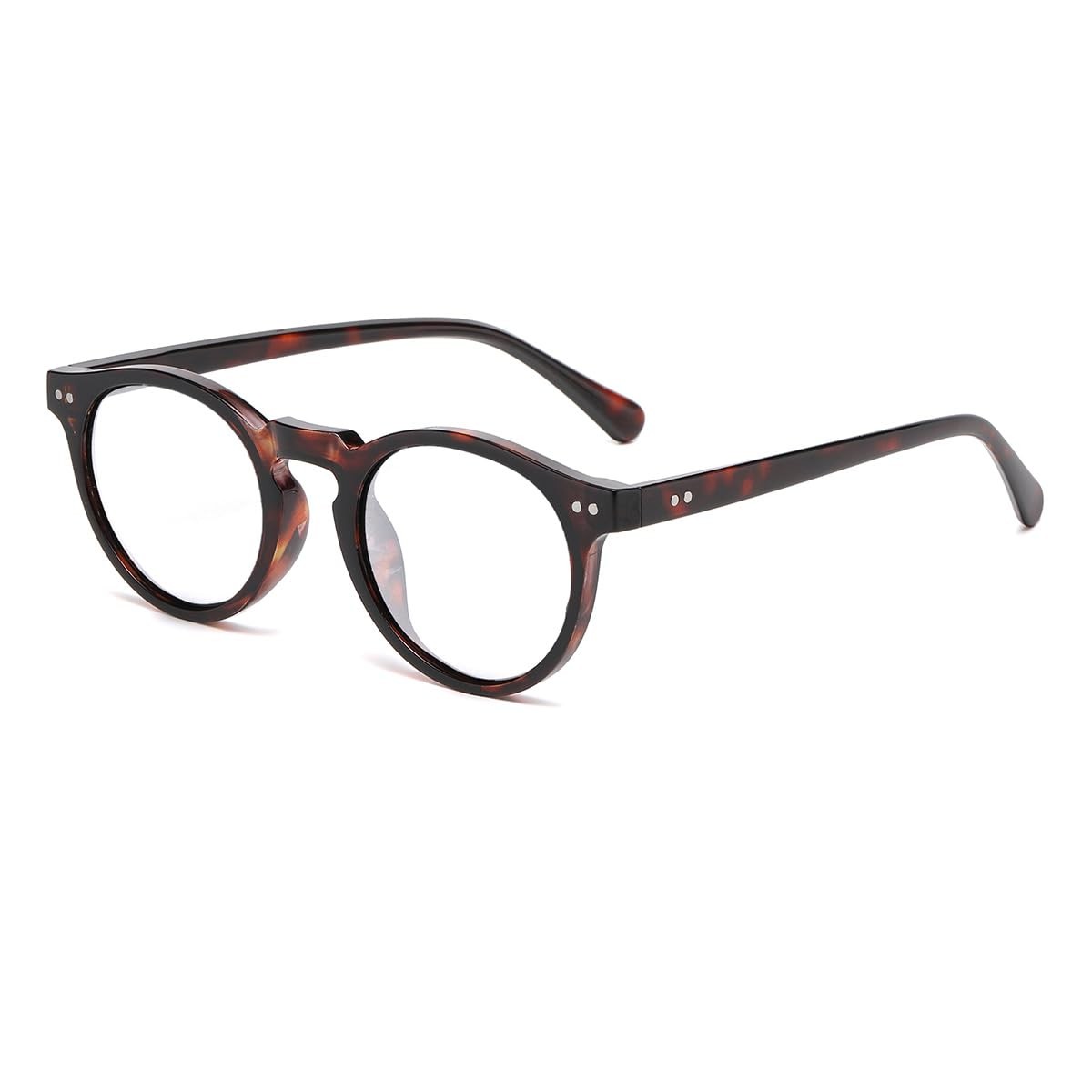 Round Blue Light Glasses for Women Men Fashion Retro 90s Small Frame Computer.