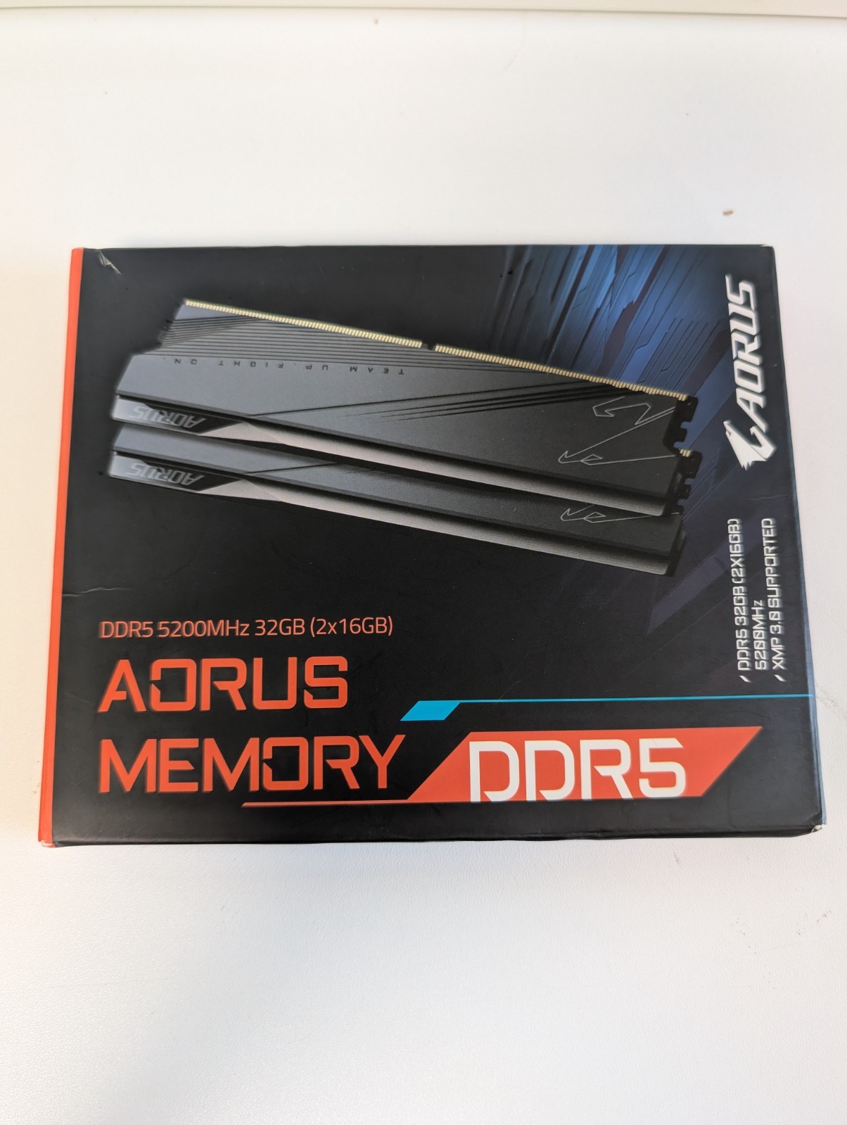 GIGABYTE AORUS 32GB 2x16GB DDR5 5200 CL40 XMP 3.0