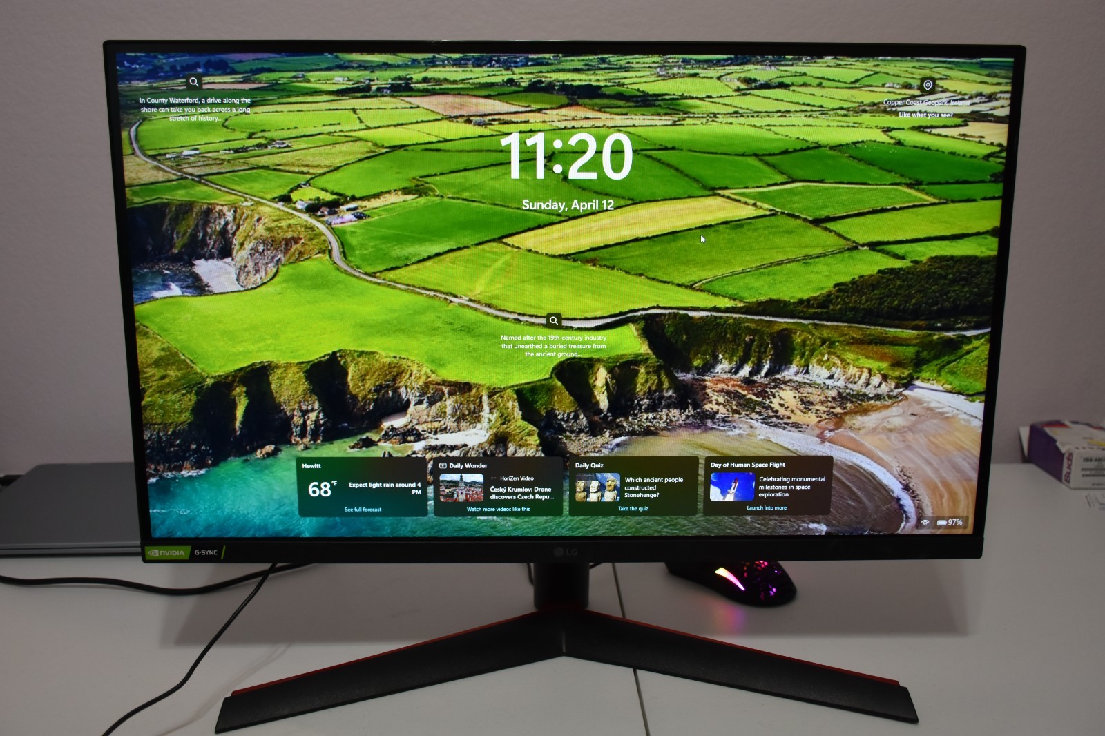 LG 27GN600-B 27" Gaming Monitor 144Hz IPS G-SYNC Compatible