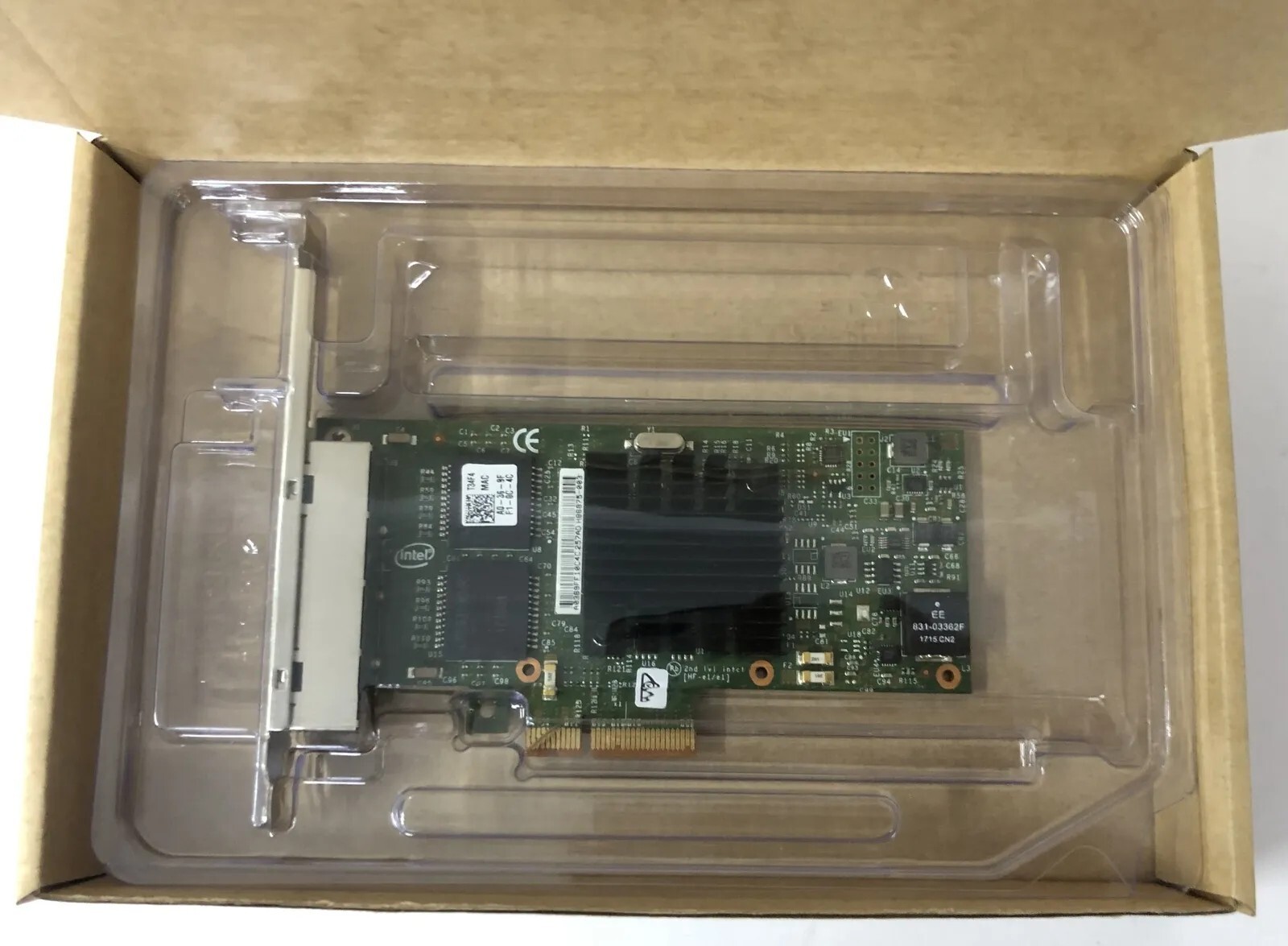 Dell 0T34F4 0NWK2 Intel I350-T4 4-Port Ethernet Server Network Adapter Card