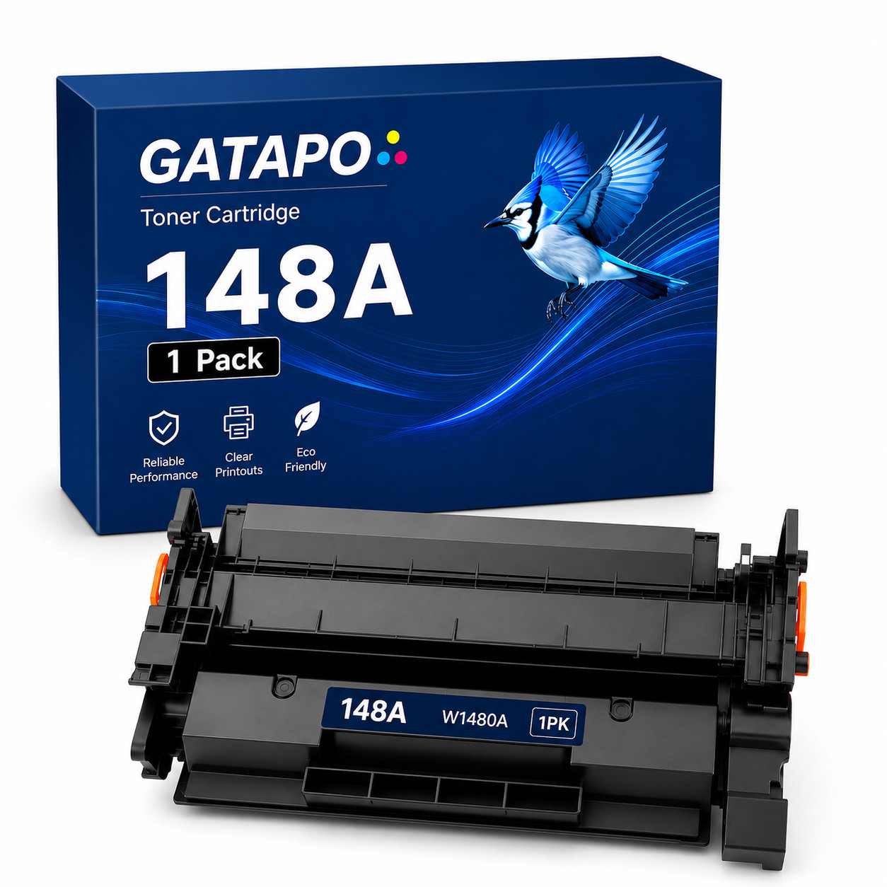 148A-W1480A-1PK  Toner Cartridge with Chip for Pro 4001dw MFP 4101fdn 4101fdw