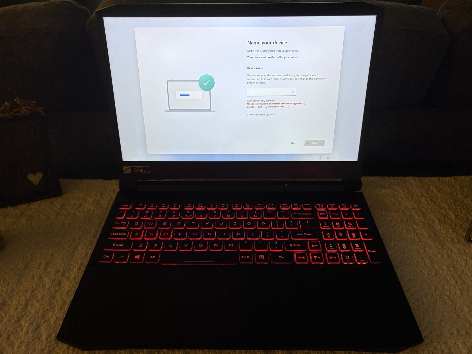 Acer Nitro 5 Gaming Laptop WITH CHARGER