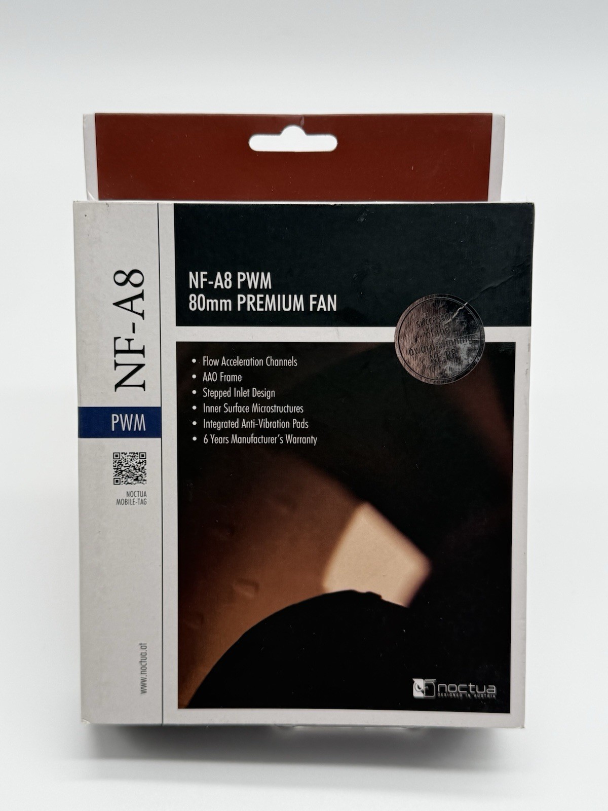 Noctua NF-A8 PWM, Premium Quiet Fan, 4-Pin (80mm, Brown)