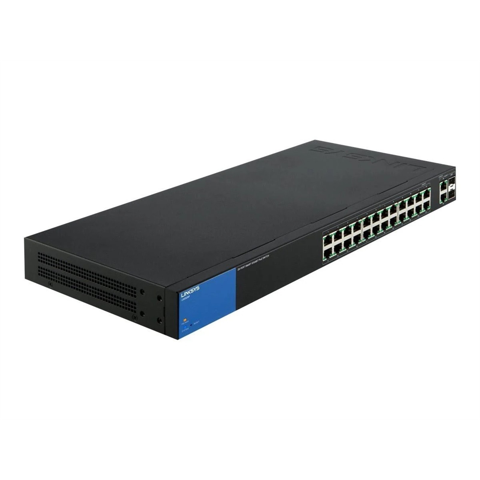 Linksys LGS326P 24 Port Smart Gigabit Switch with PoE+ & 2x Gig Combo Ports