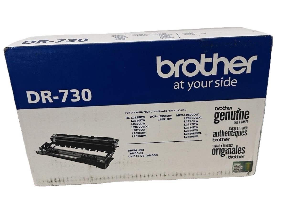 NEW Genuine Brother DR730 DR-730 Black Drum Unit