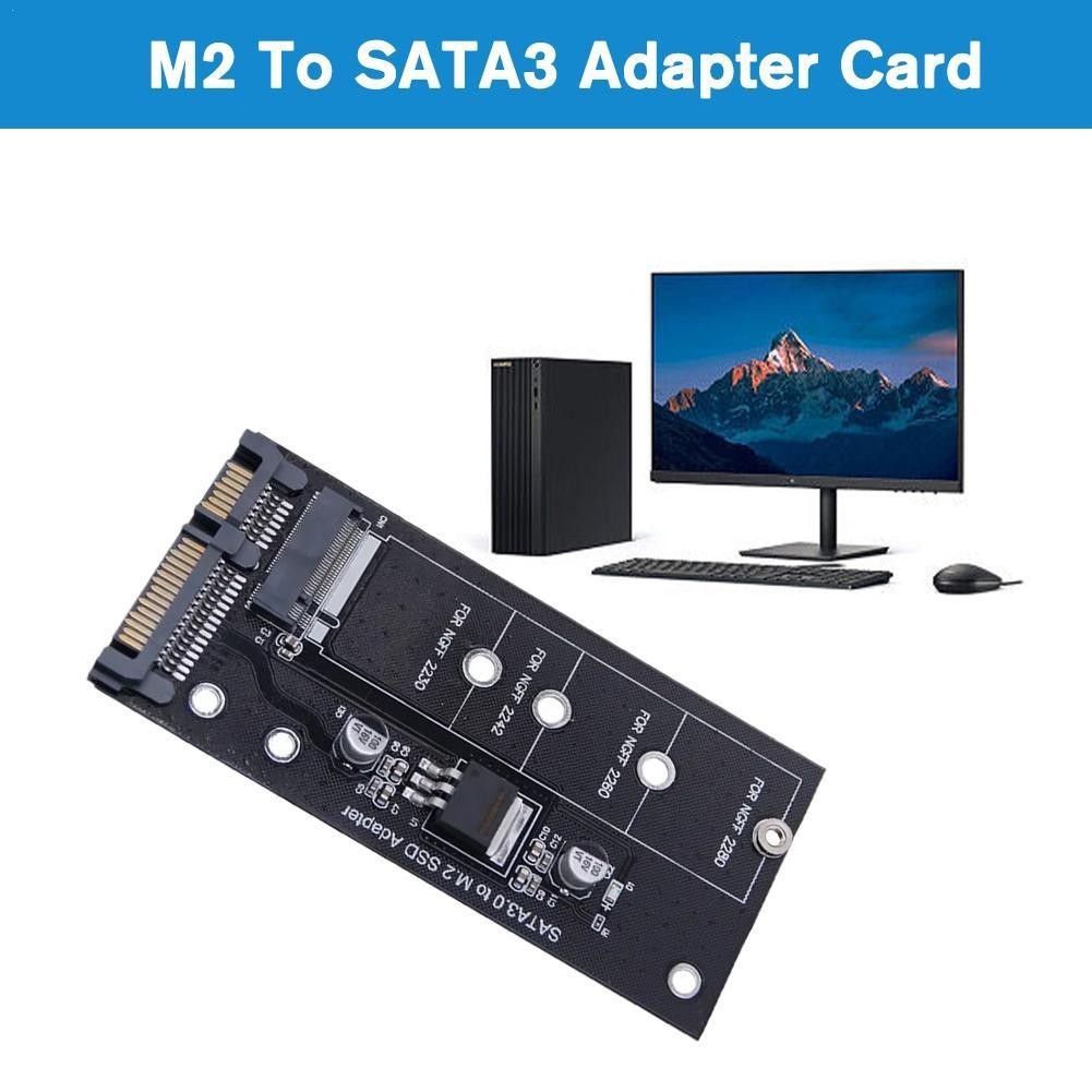 M.2 NGFF to SATA3 Adapter Card SSD Converter SATA 6Gbps 
