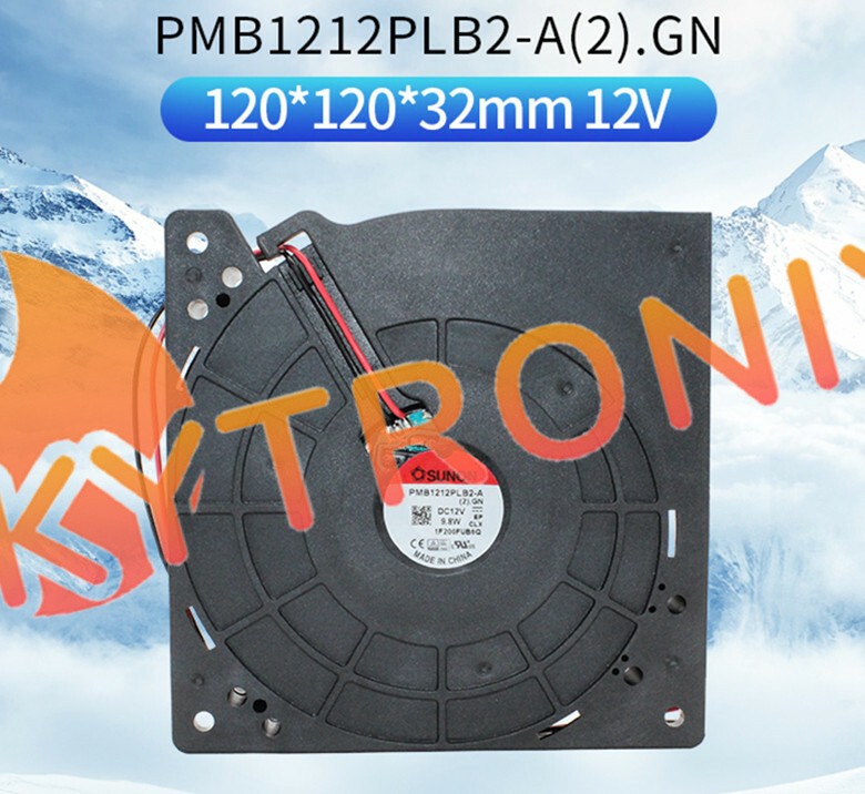 SUNON PMB1212PLB2-A(2).GN 12V 9.8W 12032 Turbo Blower Centrifugal Fan