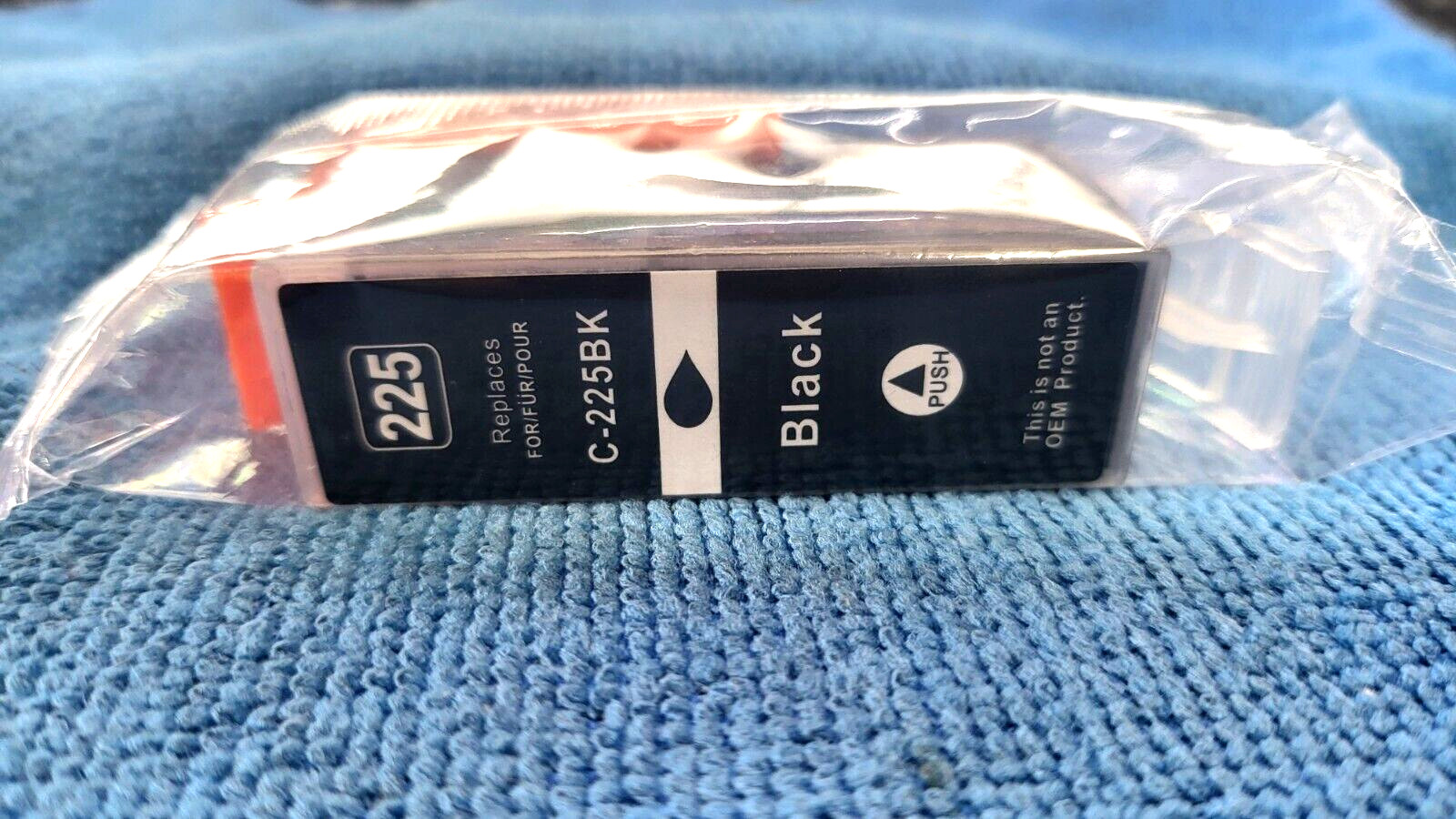 C-225BK Black Inkjet Cartridges Compatible Replacement for Canon New Black Ink