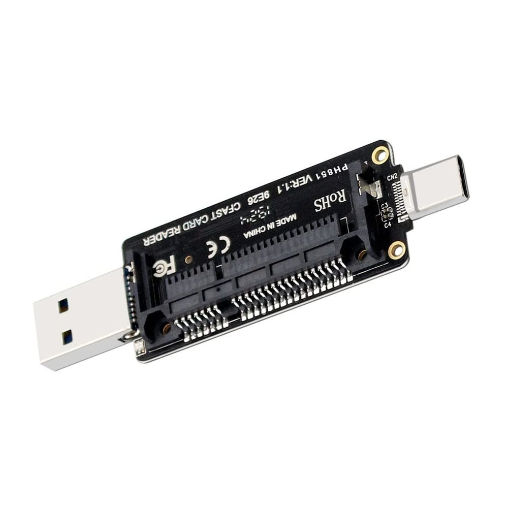 USB-C USB3.0 Type-C to CFast 2.0 Card Adapter PCBA CFast Card Reader for Desk...