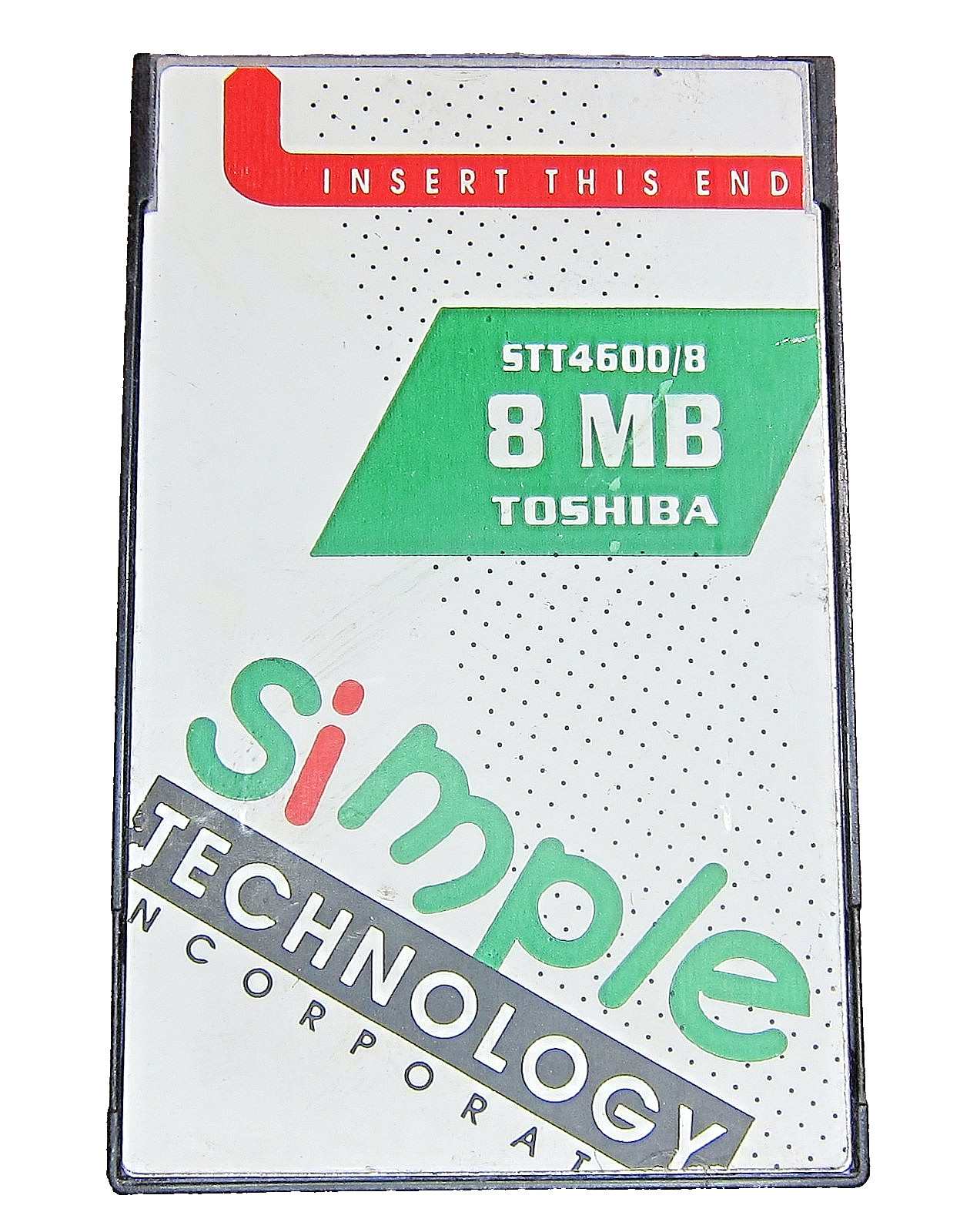 Vintage SimpleTech ST4600/8 8Mb RAM Expansion Card for Toshiba T4600 / T4600C