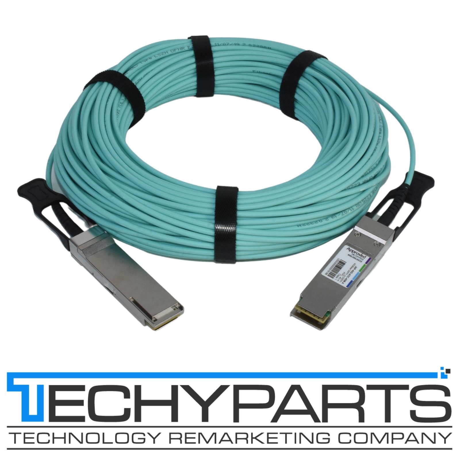 JNP-40G-AOC-40M-A Juniper Compatible 40G QSFP+ 40 Meter 40M Active Optical Cable