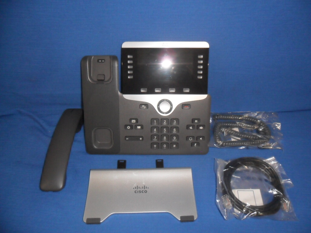 Cisco CP-8851-K9 IP Phone - Tested - Warranty - New Cords - Great Condition