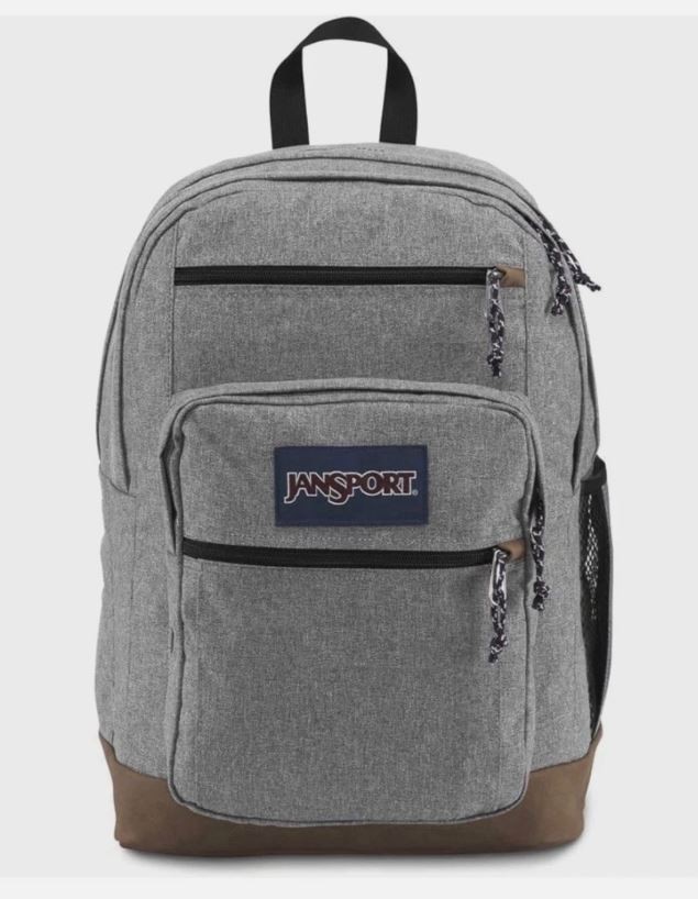 JanSport Cool Student Backpack 17.5" XL Gray New with Tags
