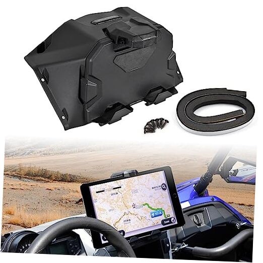 Electronic Device Mounts with Storage Box Organizer Tray for Yamaha YXZ 1000,