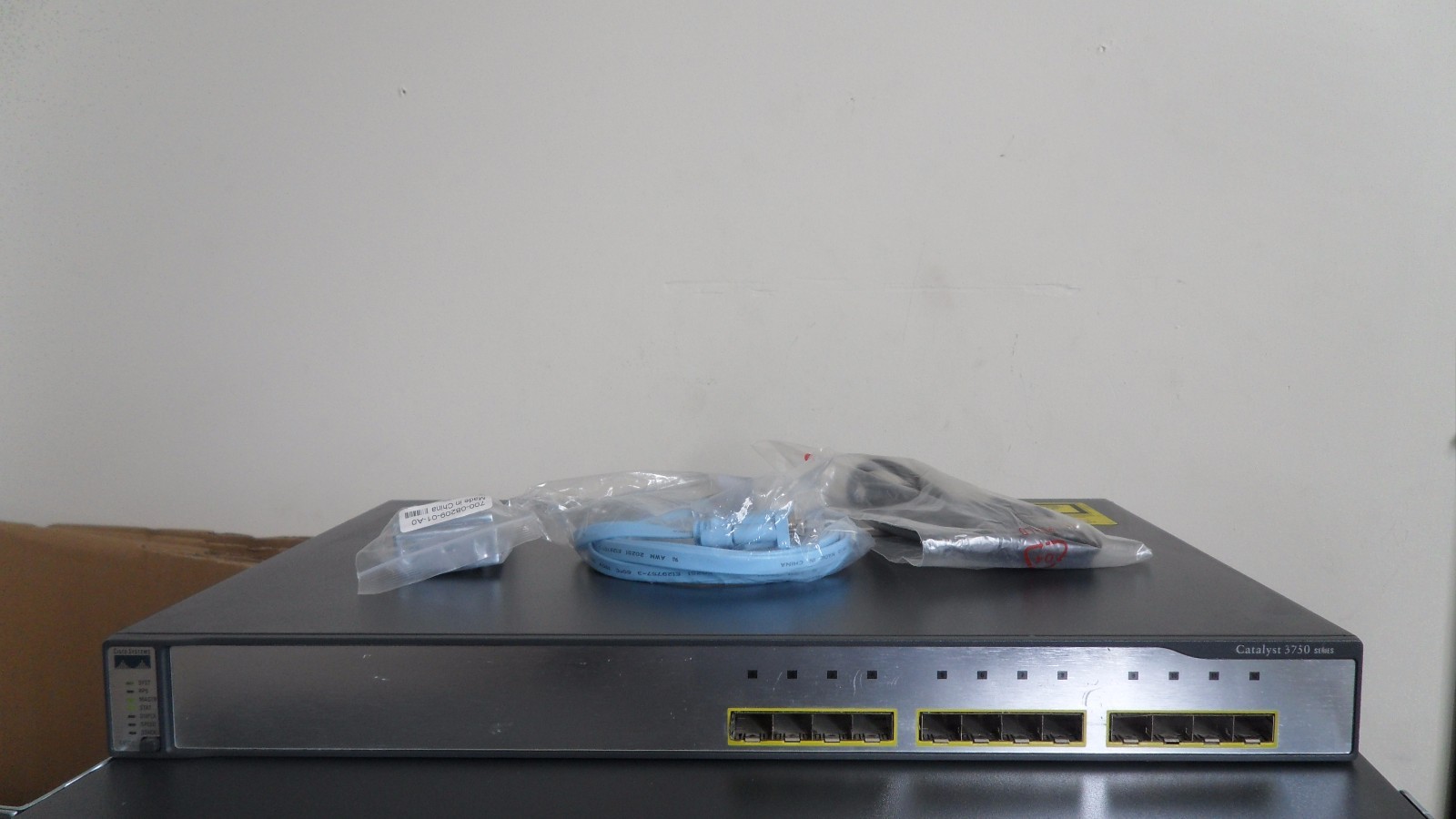 CISCO WS-C3750G-12S-S 12-SFP Port Layer 3 Gigabit Switch ipservices  3750G-12S-E