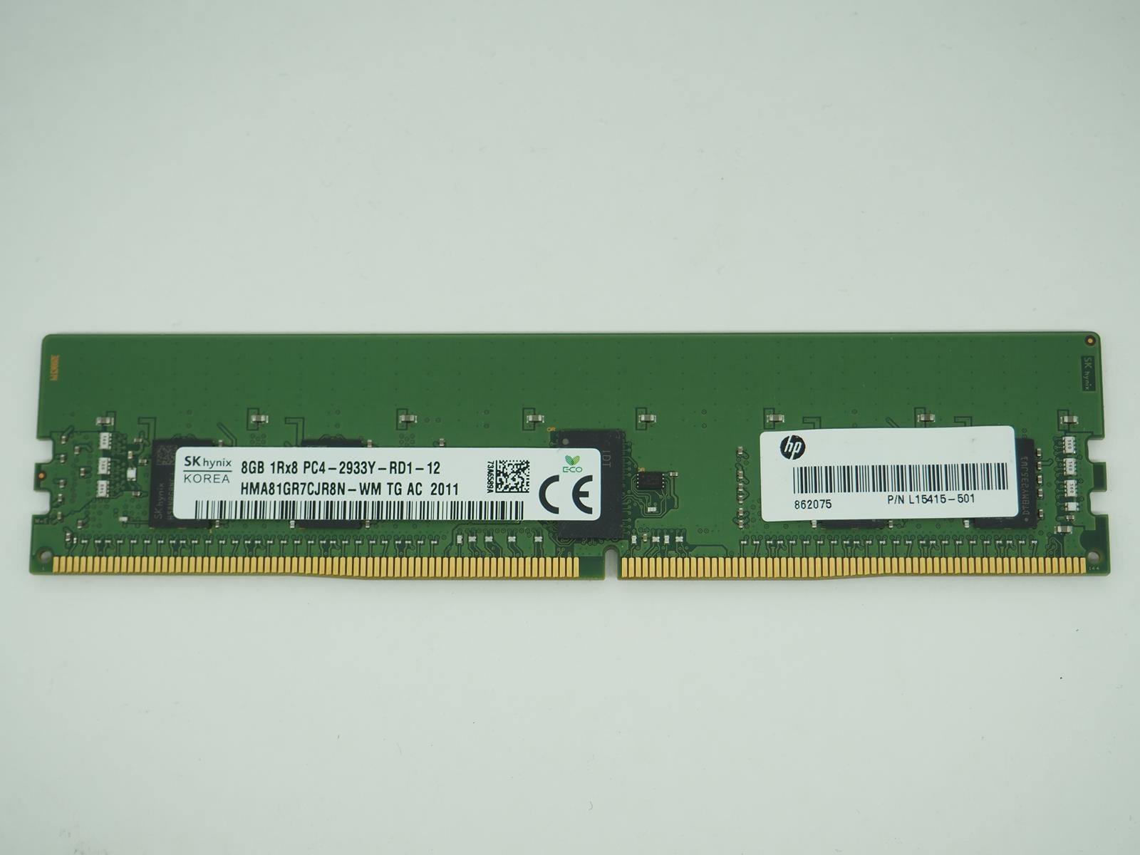 SK HYNIX 8GB PC4-2933Y Server Ram / ECC Memory - HMA81GR7CJR8N - WM TG AC