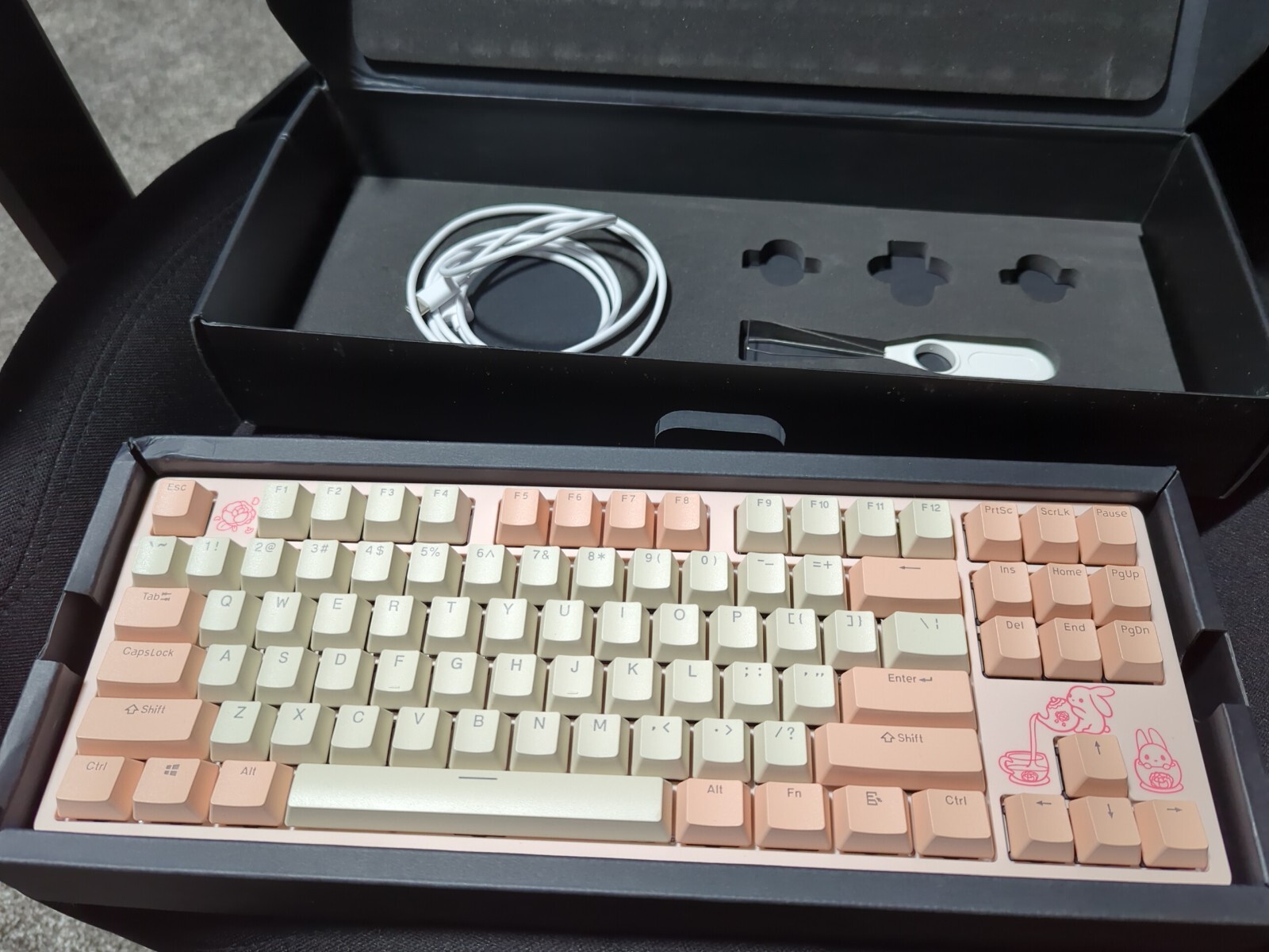 DROP ENTR Expression Series Keyblossom Keyboard Pink Dent