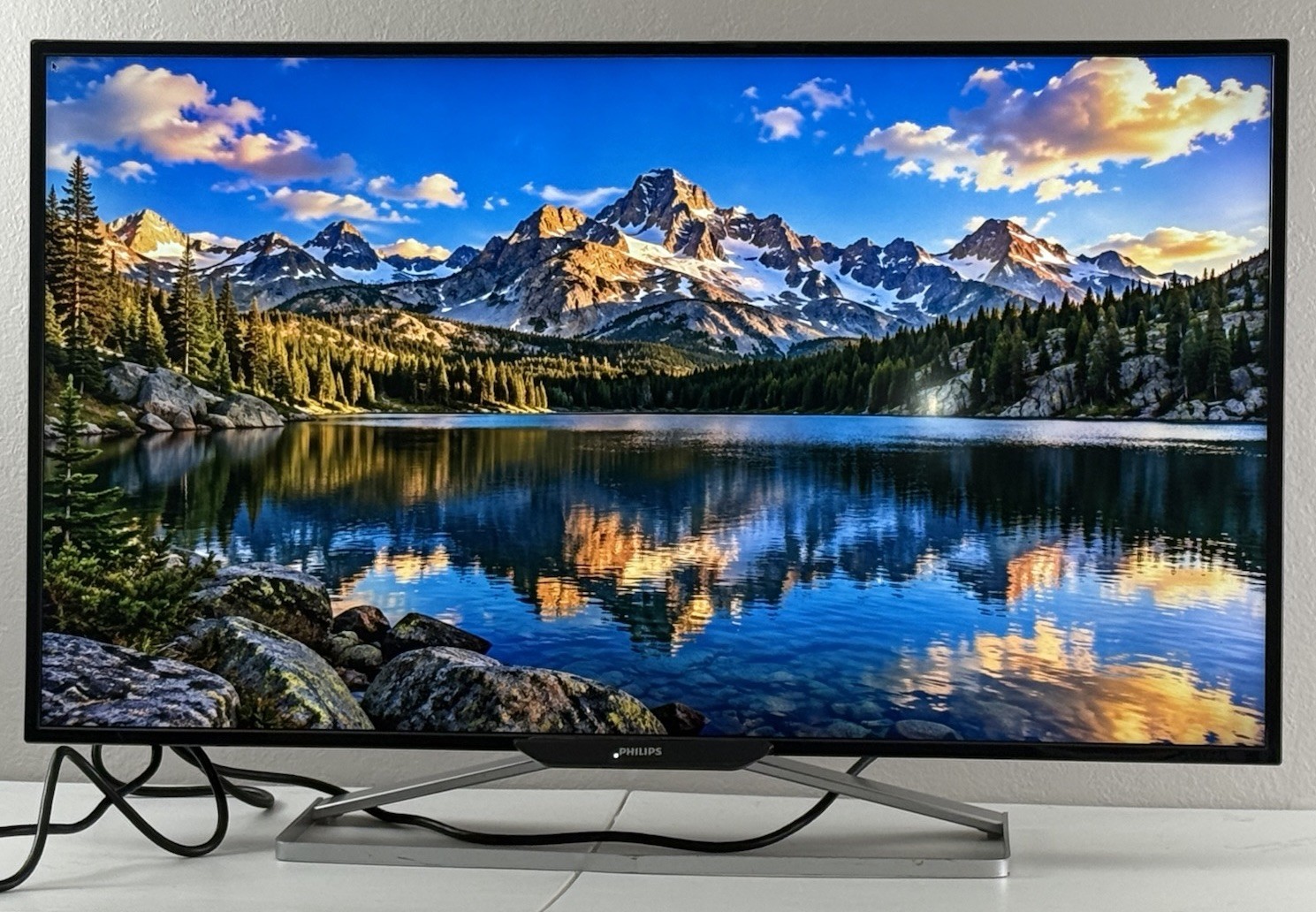 Philips BDM4065UC 40” 4K UHD Monitor 4K60 DP HDMI VGA + Cable Bundle
