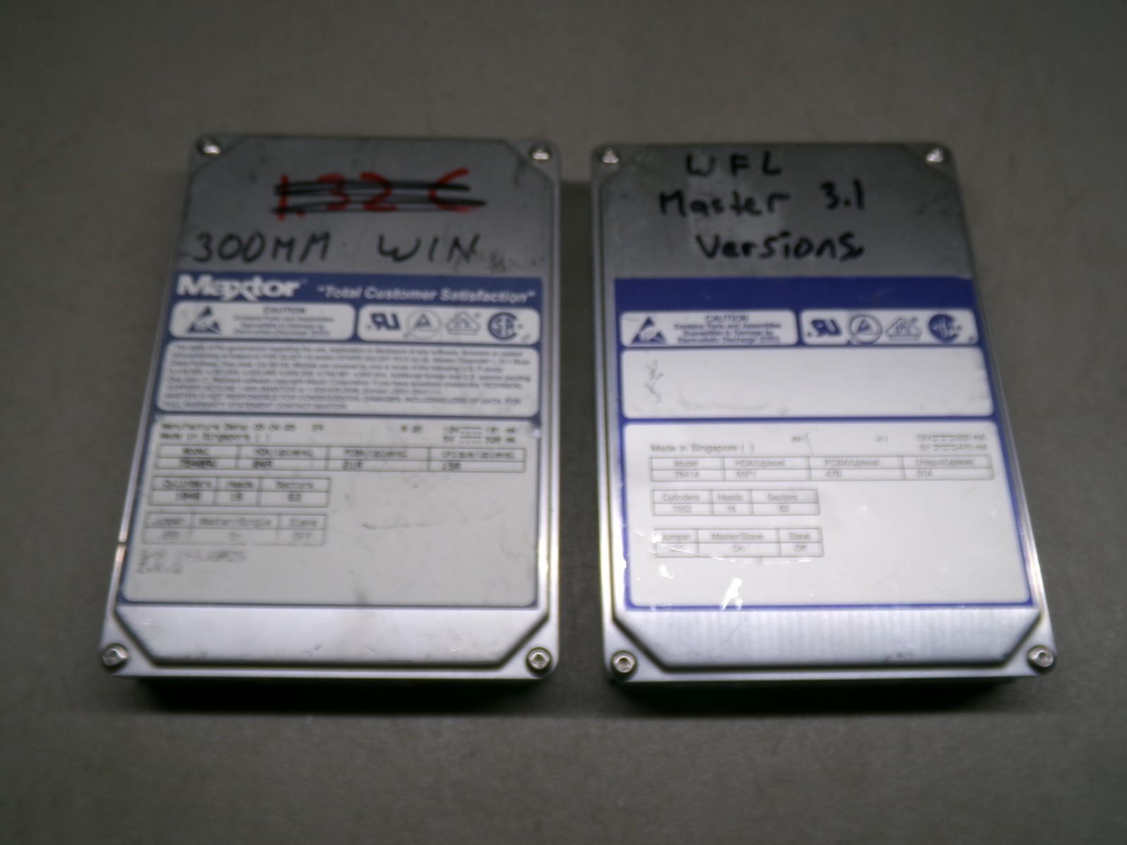 MAXTOR 7540AV/7541A HARD DRIVES "UNTESTED"