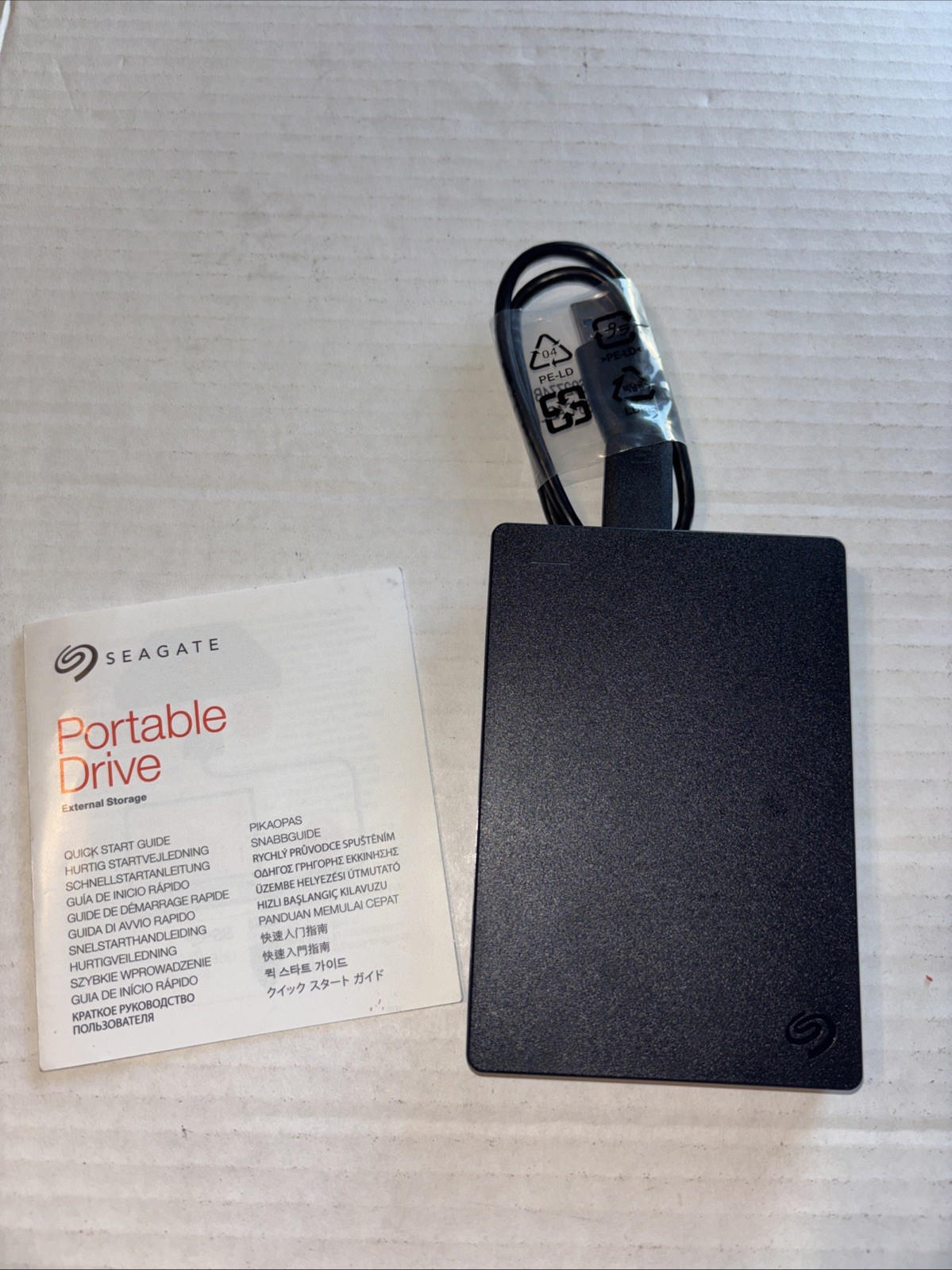 2 TB external hard drive New No Box It Was Damaged