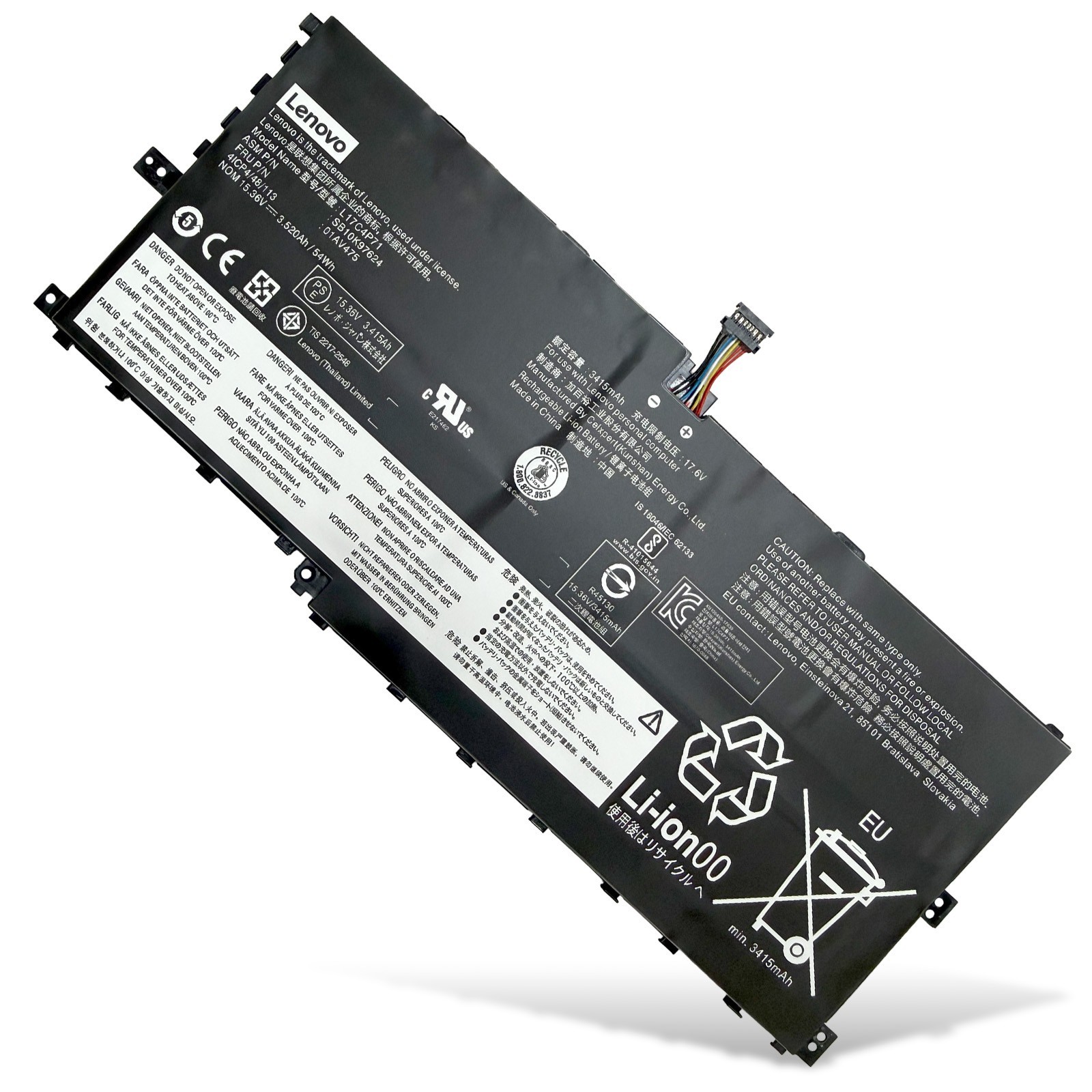 Genuine 01AV475 L17M4P71 L17C4P71 Battery for Lenovo ThinkPad X1 Yoga 2018 GEN 3