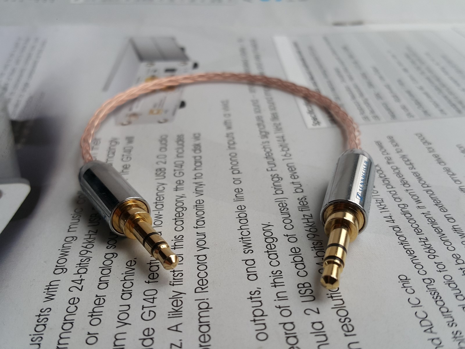 3.5mm to 3.5mm Stereo Audio Cable AUX Wire Occ Copper 8n