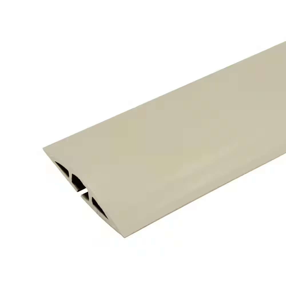Wiremold Corduct 15 Ft. 1-Channel Over-Floor Cord Protector, Ivory